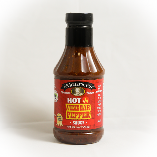 18 oz BBQ Sauce - Hot Vinegar Pepper